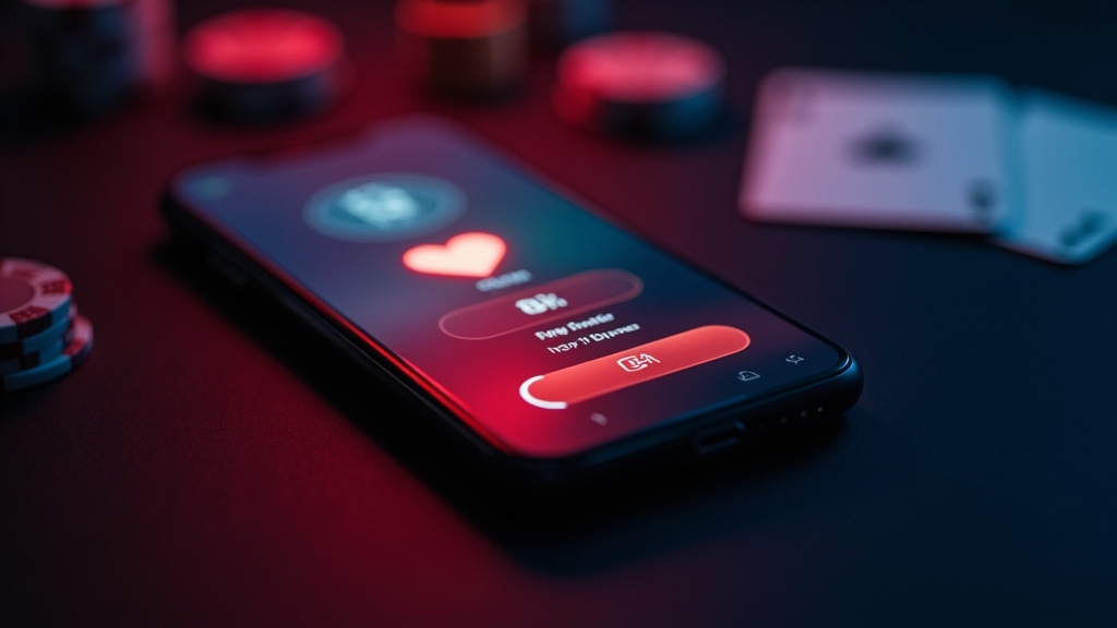 Smartphone home screen with a saved shortcut to a casino mobile site